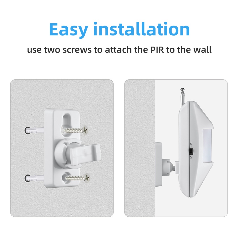 KERUI Wireless PIR Motion Sens - Home Security System Installation recension och pris