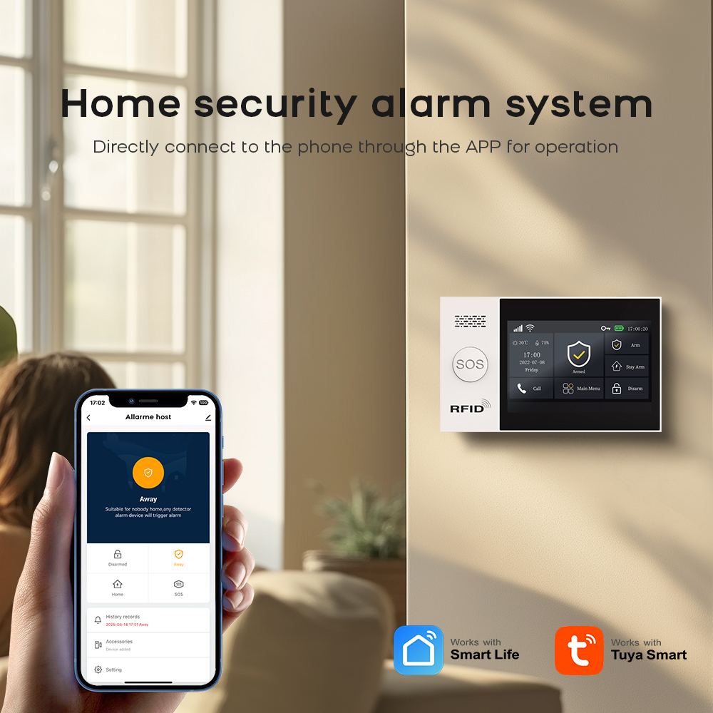 PG-107 Tuya Wireless Home WIFI - Home Security System Installation recension och pris