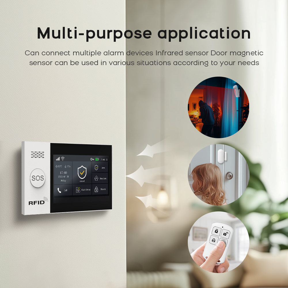 PG-107 Tuya Wireless Home WIFI - Home Security System Installation recension och pris