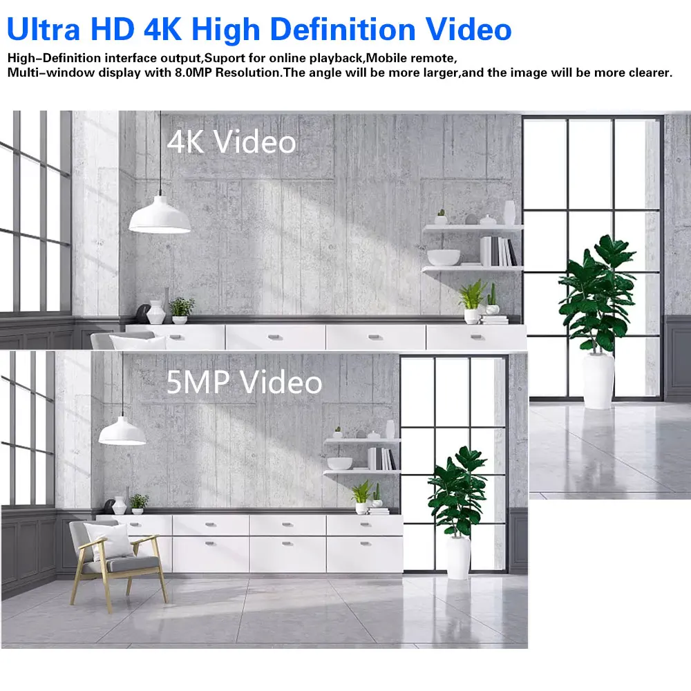 4K 8MP 10CH Xmeye POE NVR Vide - Home Security Video Recording Systems recension och pris