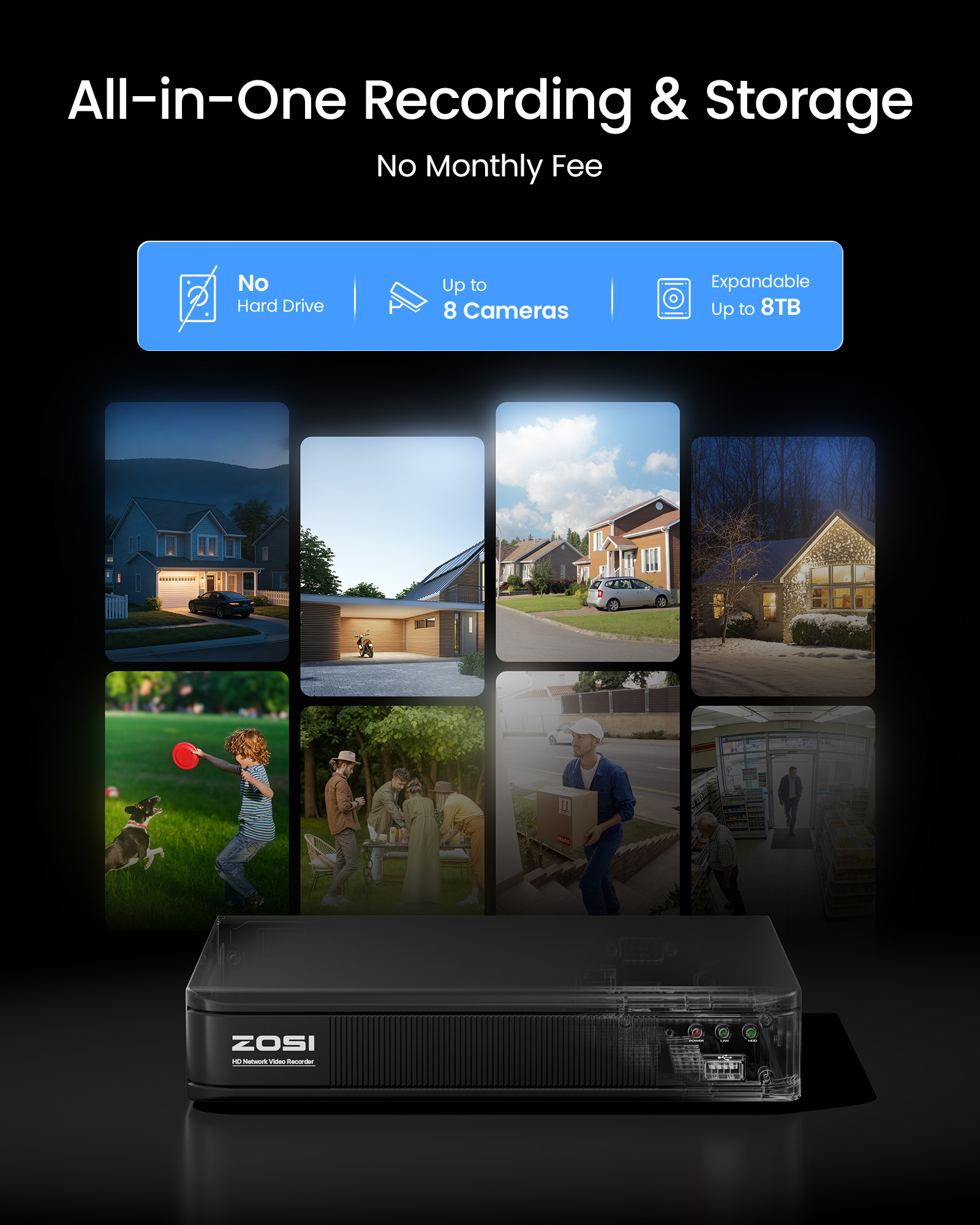 ZOSI 3K Lite Wired CCTV Securi - Home Security And Cctv recension och pris