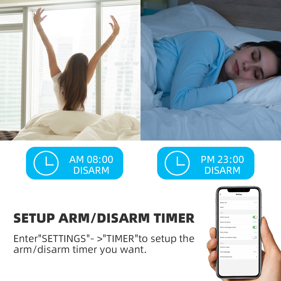 KERUI Tuya Smart WIFI Wireless - Home Security Zones recension och pris