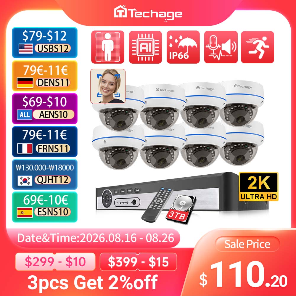 8CH 5MP POE Dome Security Came - Home Security Video Recording Systems recension och pris