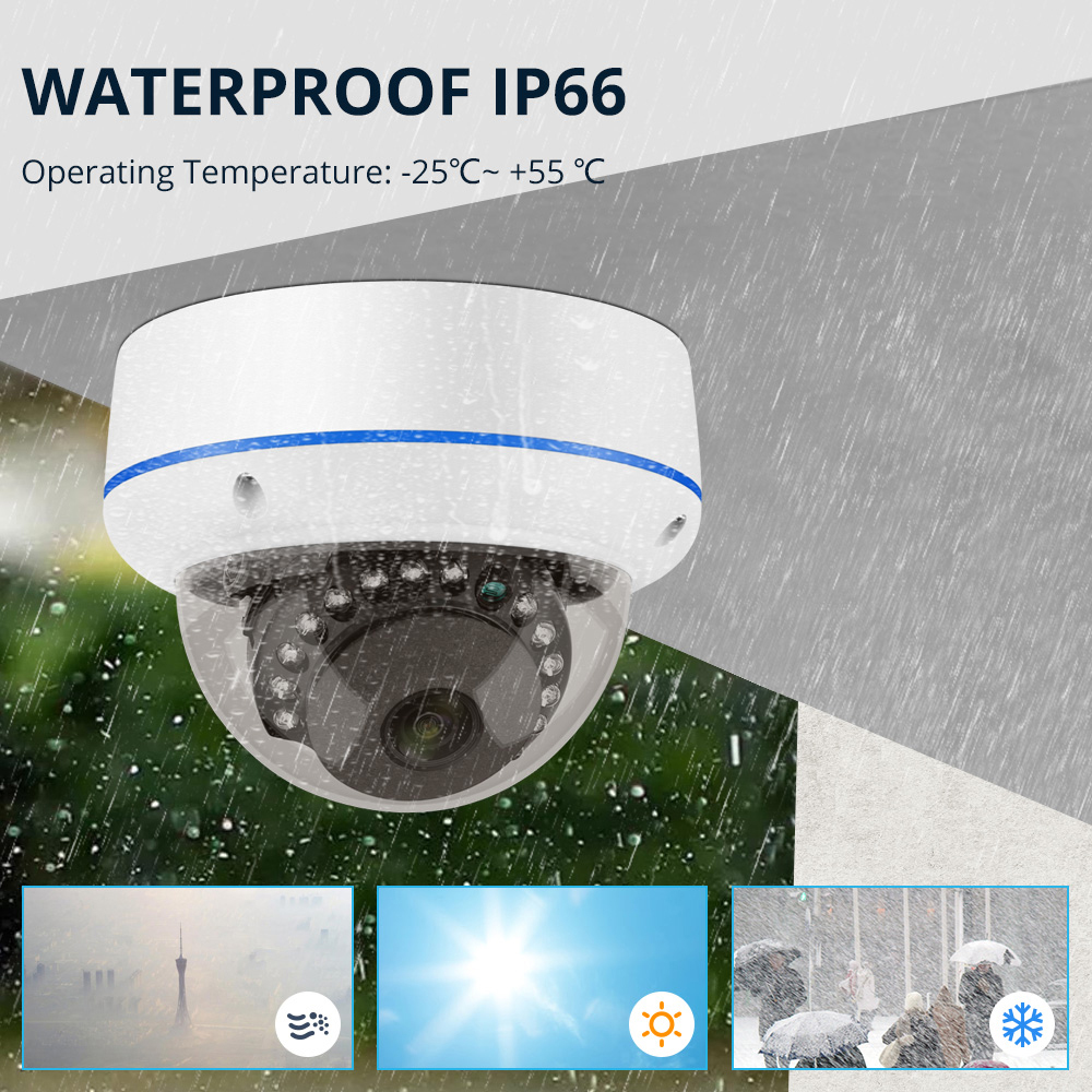 8CH 5MP POE Dome Security Came - Home Security Video Recording Systems recension och pris