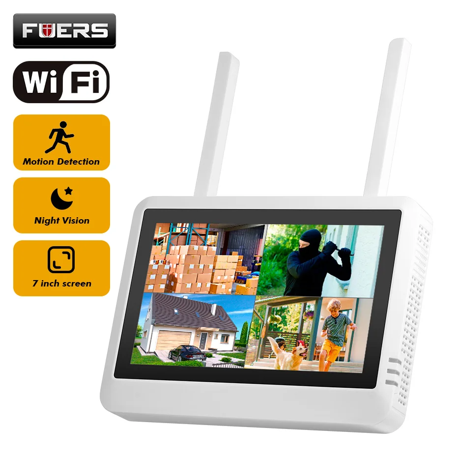 FUERS 8CH Wireless NVR Securit - Home Security And Cctv recension och pris