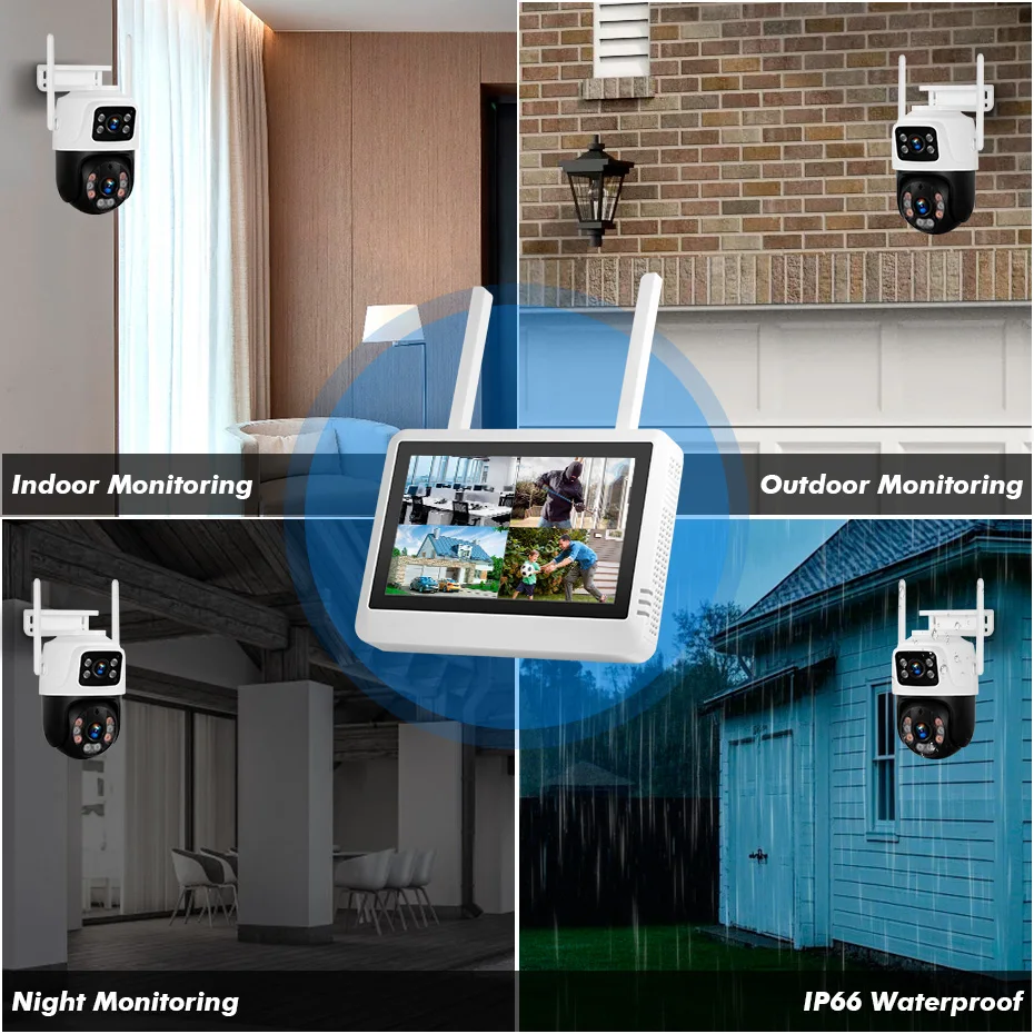 FUERS 8CH Wireless NVR Securit - Home Security And Cctv recension och pris
