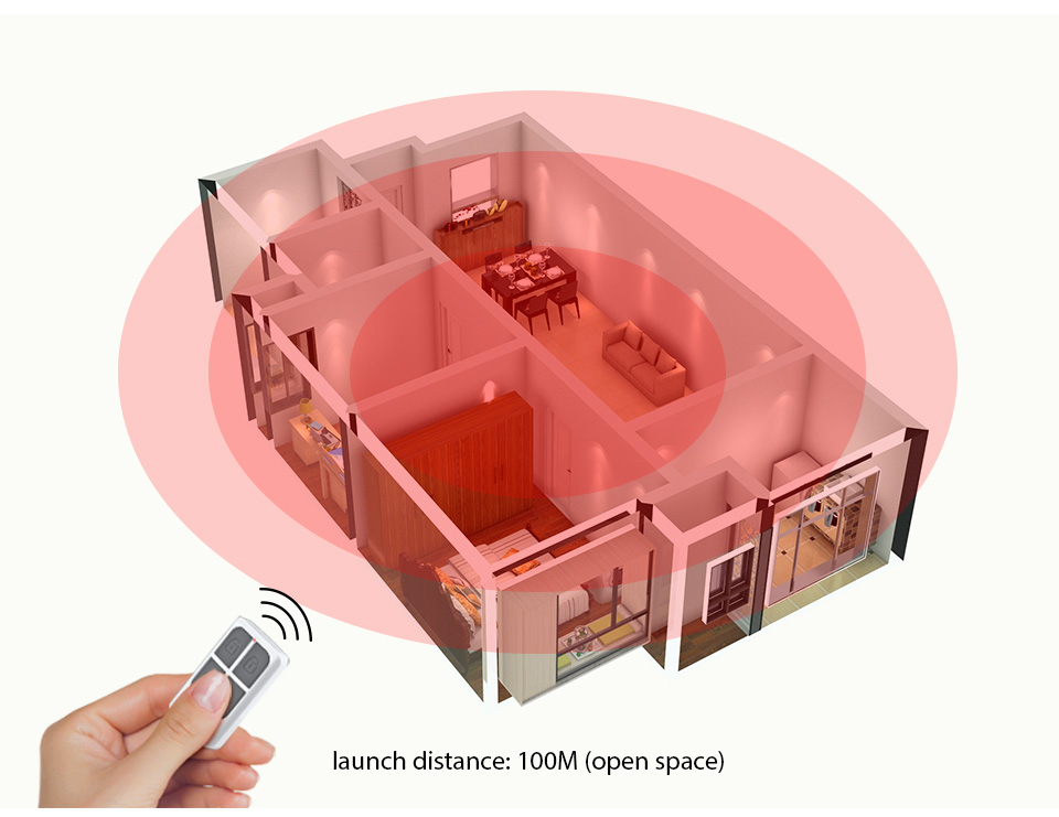 RC531 Wireless Portable Remote - Home Security System Installation recension och pris