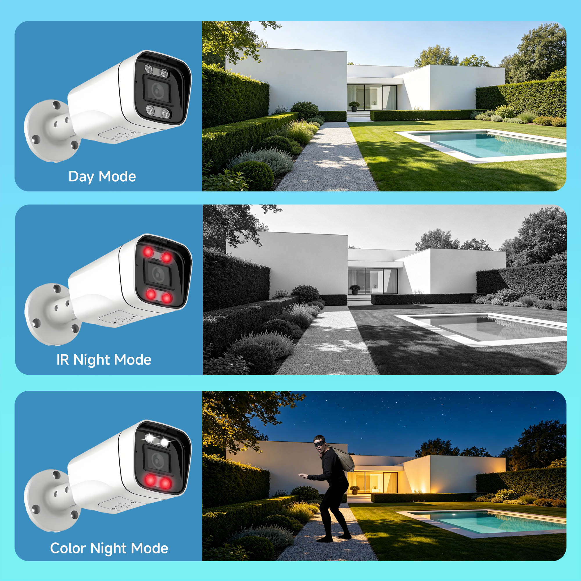 BFMore 8MP 4K Ai Human Detecti - Home Security Video Recording Systems recension och pris