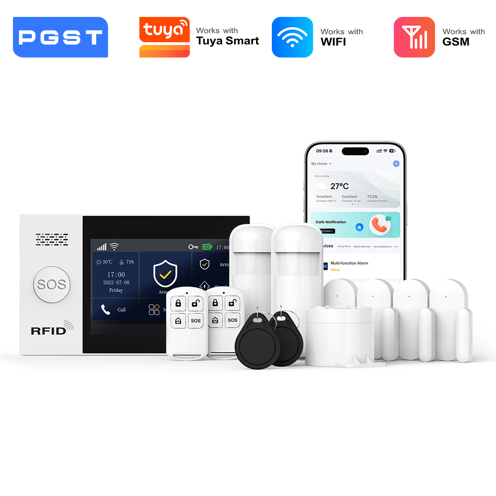 PGST 2G GSM WiFi Alarm System  - Home Security System Installation recension och pris