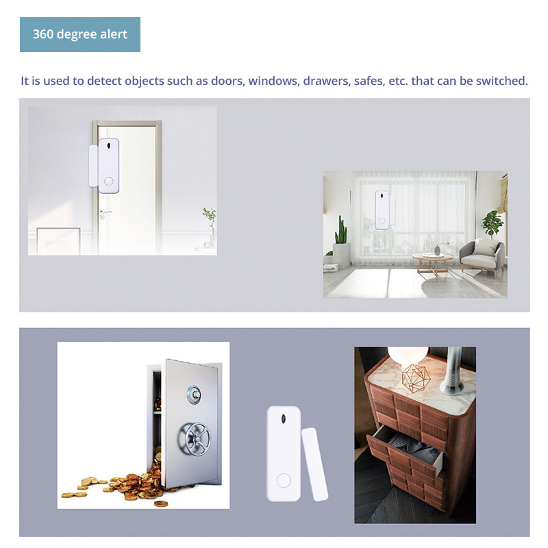 D10 Window Door Sensor Alarm 4 - Home Security Kit recension och pris