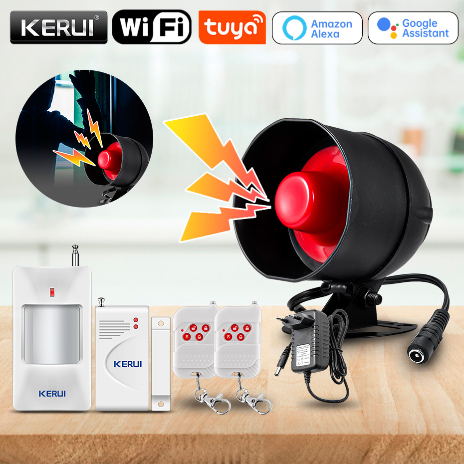KERUI Tuya Smart WIFI Wireless - Home Security System Installation recension och pris