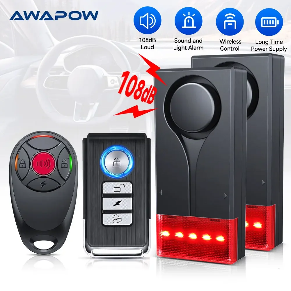 Awapow Wireless Car Anti-Theft - Home Security System Installation recension och pris