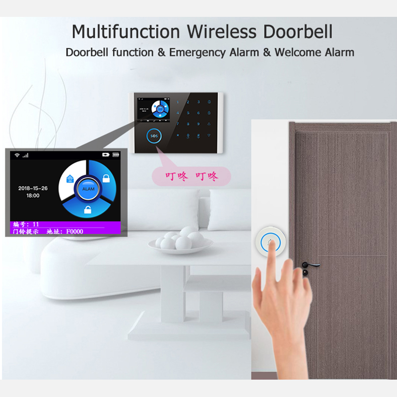 New 433MHz Wireless Doorbell D - Home Security System Installation recension och pris