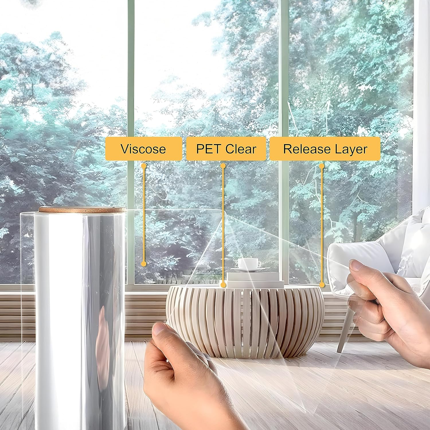 Clear Security and Safety Wind - Home Security Film For Windows recension och pris