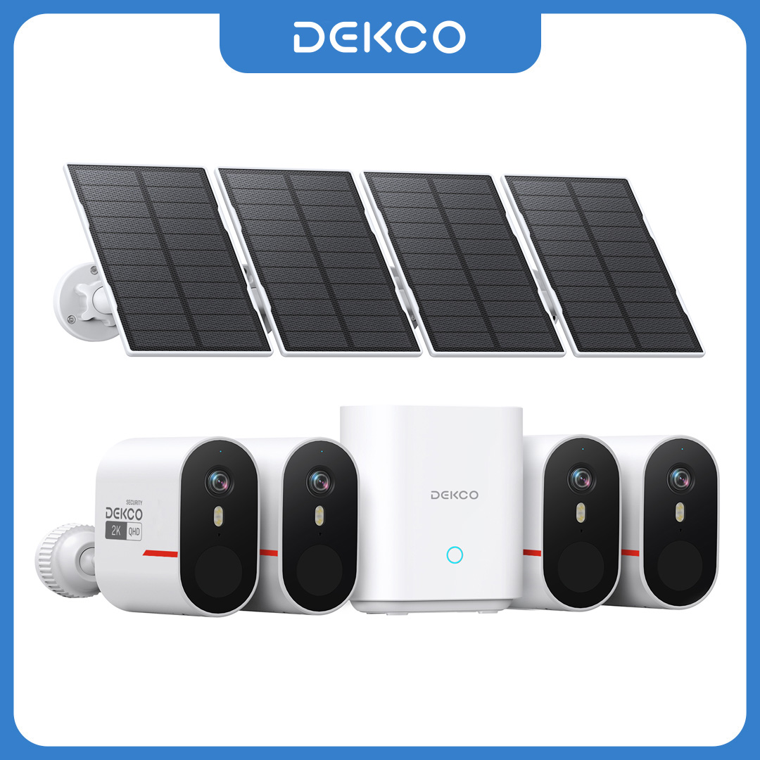 Dekco 3MP WiFi Solar Camera Sy - Home Security And Cctv recension och pris