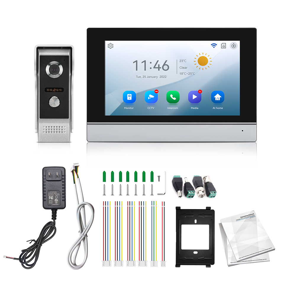 7Inch IPS Screen 2MP  Tuya Rem - Home Security Group recension och pris