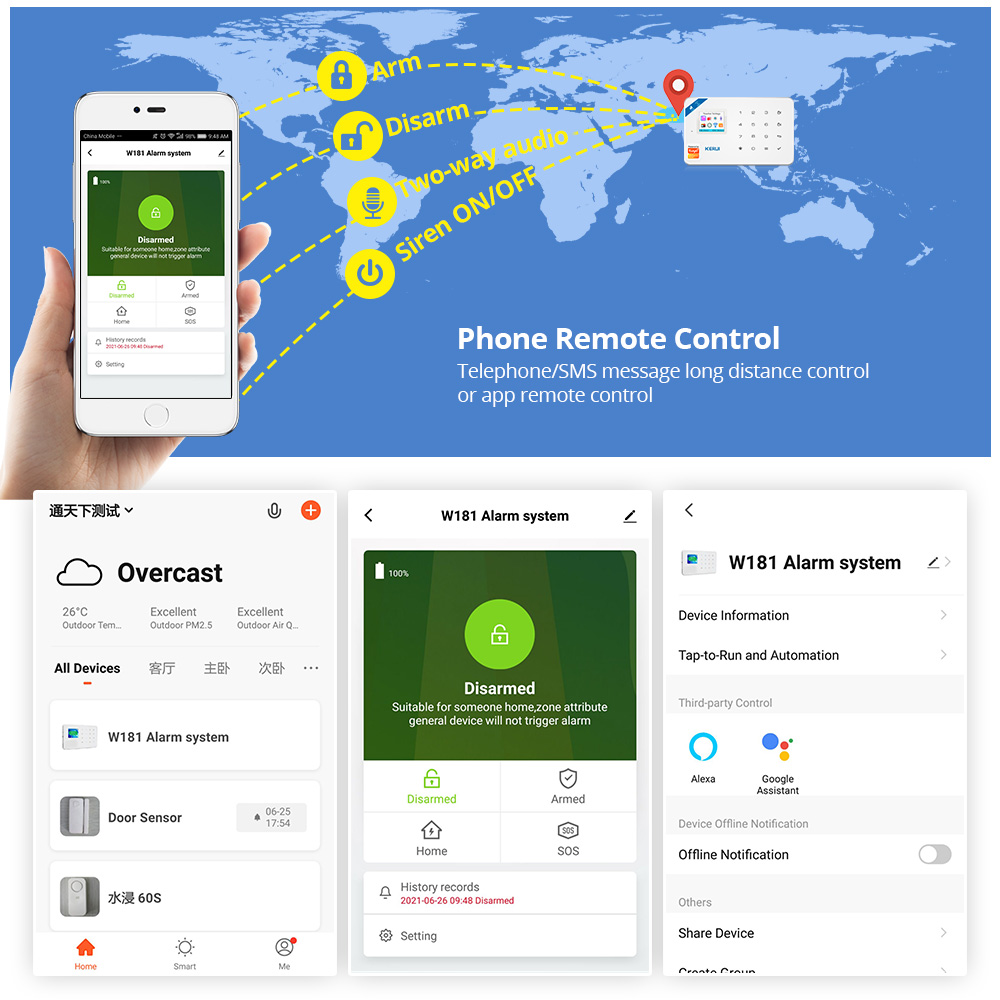 KERUI Security Alarm System Ki - Home Security System Installation recension och pris