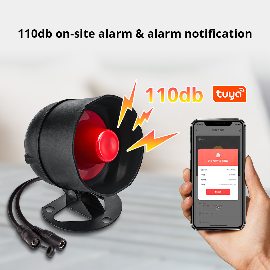 KERUI Tuya WIFI Loudly Speaker - Home Security System Installation recension och pris