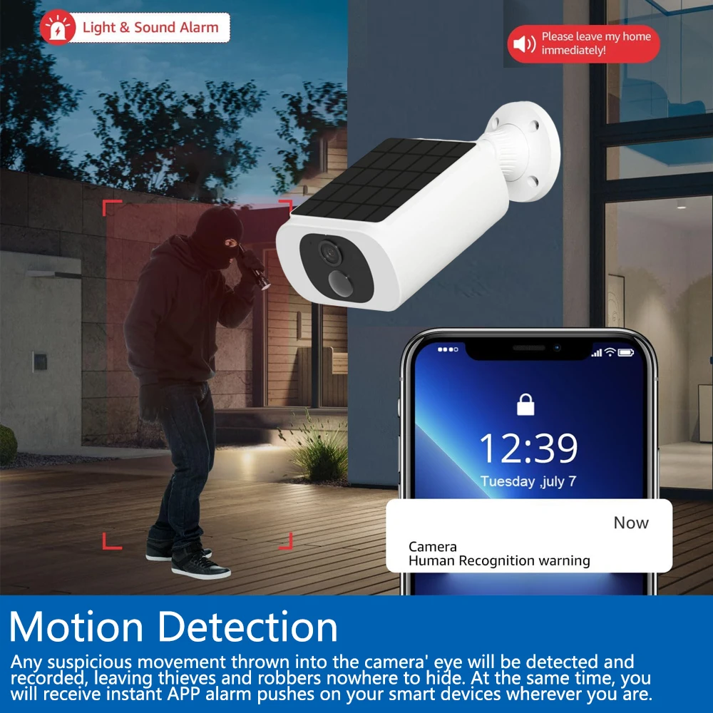 Tuya 5MP Solar Security Camera - Home Security Group recension och pris