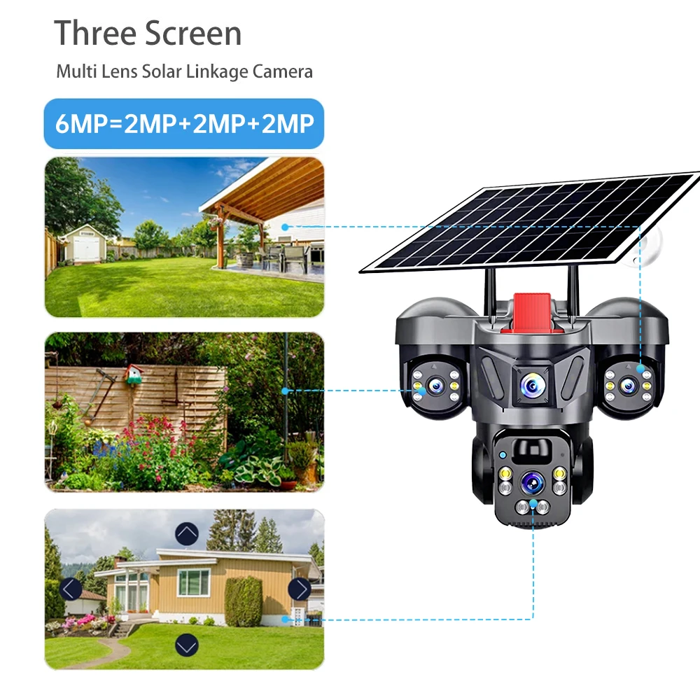 KERUI Outdoor PTZ 6MP 4G SIM W - Home Security And Cctv recension och pris