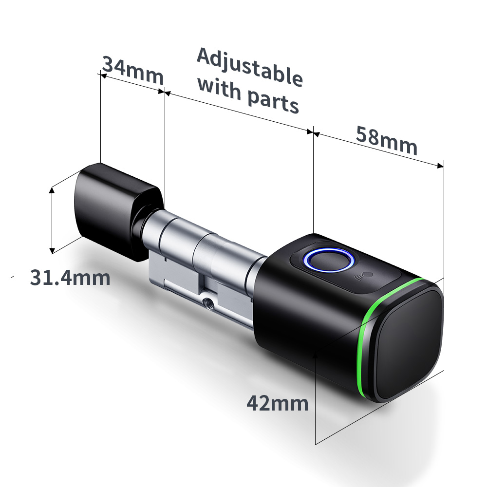 Smart Cylinder Lock Tuya 60-90 - Home Security Group recension och pris