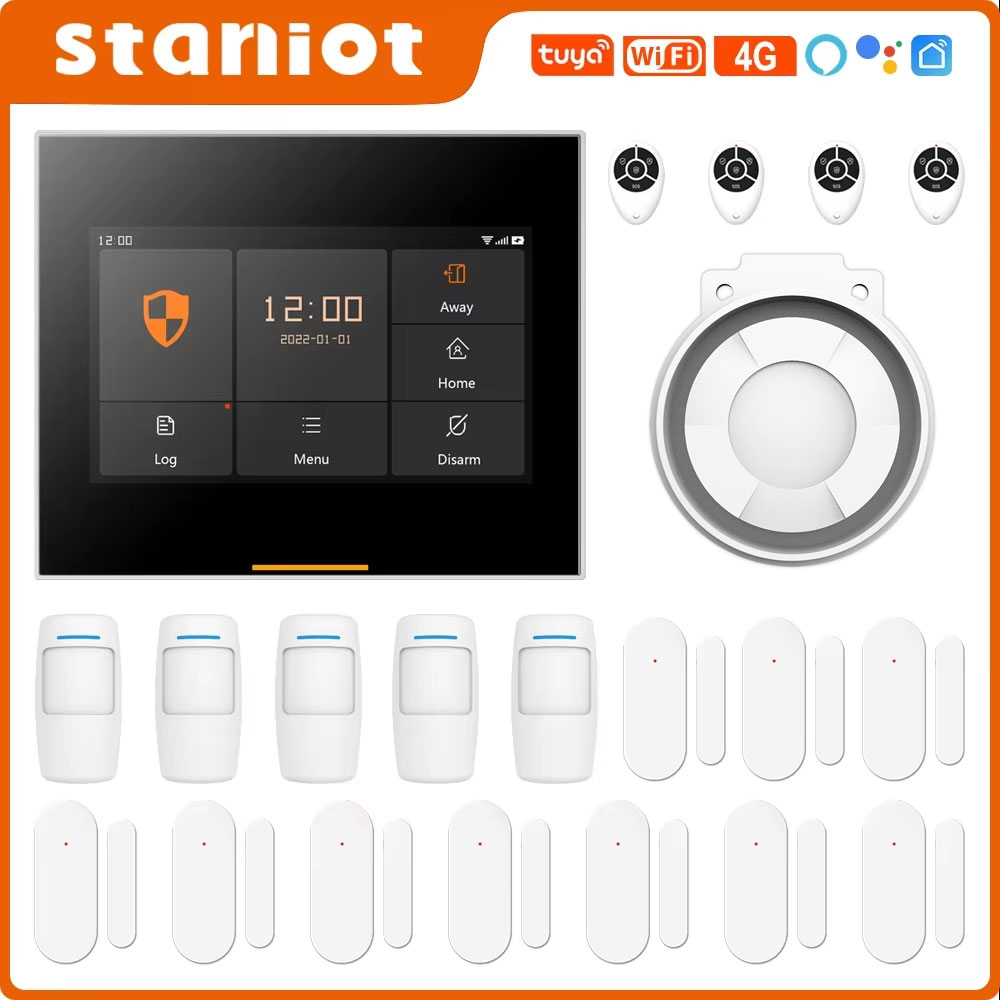 Staniot 433MHz Wireless Wifi 4 - Home Security System Installation recension och pris