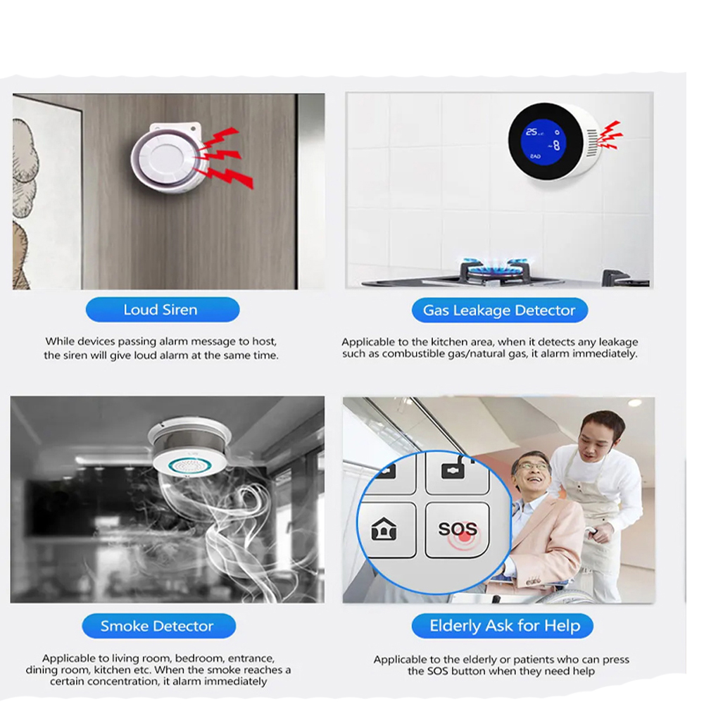 PGST 4G Tuya Smart Home Alarm  - Home Security System Installation recension och pris